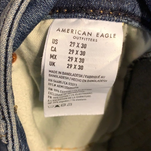 American Eagle Men’s Ripped Skinny Jeans - Picture 4 of 6